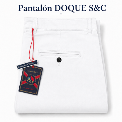 Pantalón chino modelo "Docke" blanco