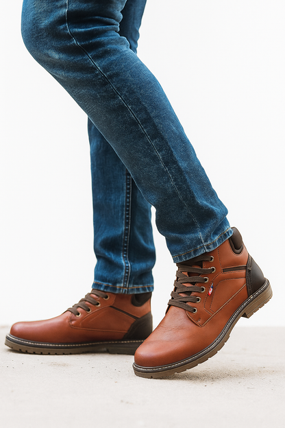 Bota hombre tonos marrón