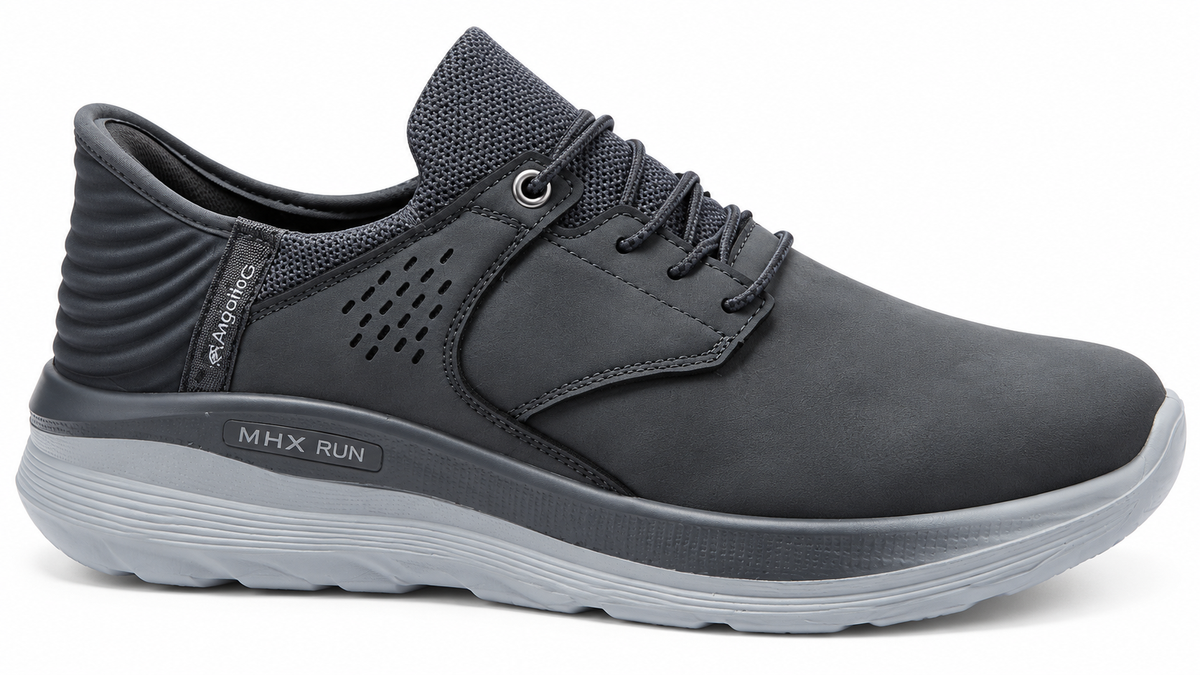 Zapatillas sport cómodas de hombre Gris