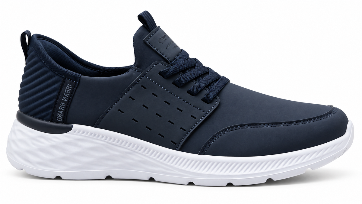 Zapatillas sport cómodas de hombre Marino