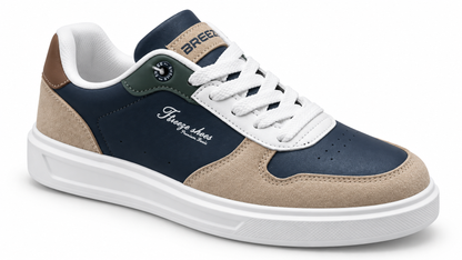 Zapatillas casual cómodas de hombre Marino combinado