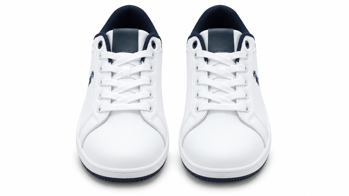 Zapatillas casual cómodas de hombre Blanco y Marino
