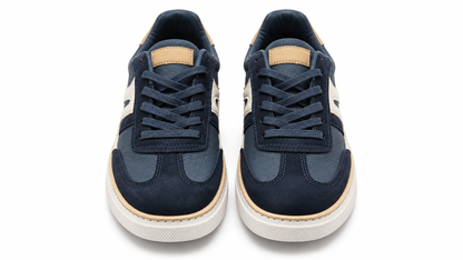 Zapatillas casual cómodas de hombre Marino Beige