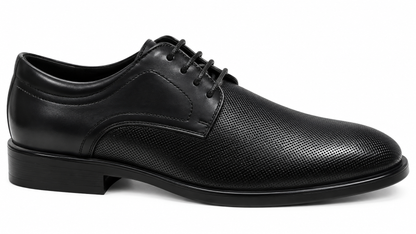 Zapato clásico Oxford Negro Micropunto
