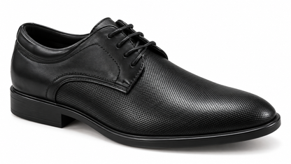 Zapato clásico Oxford Negro Micropunto