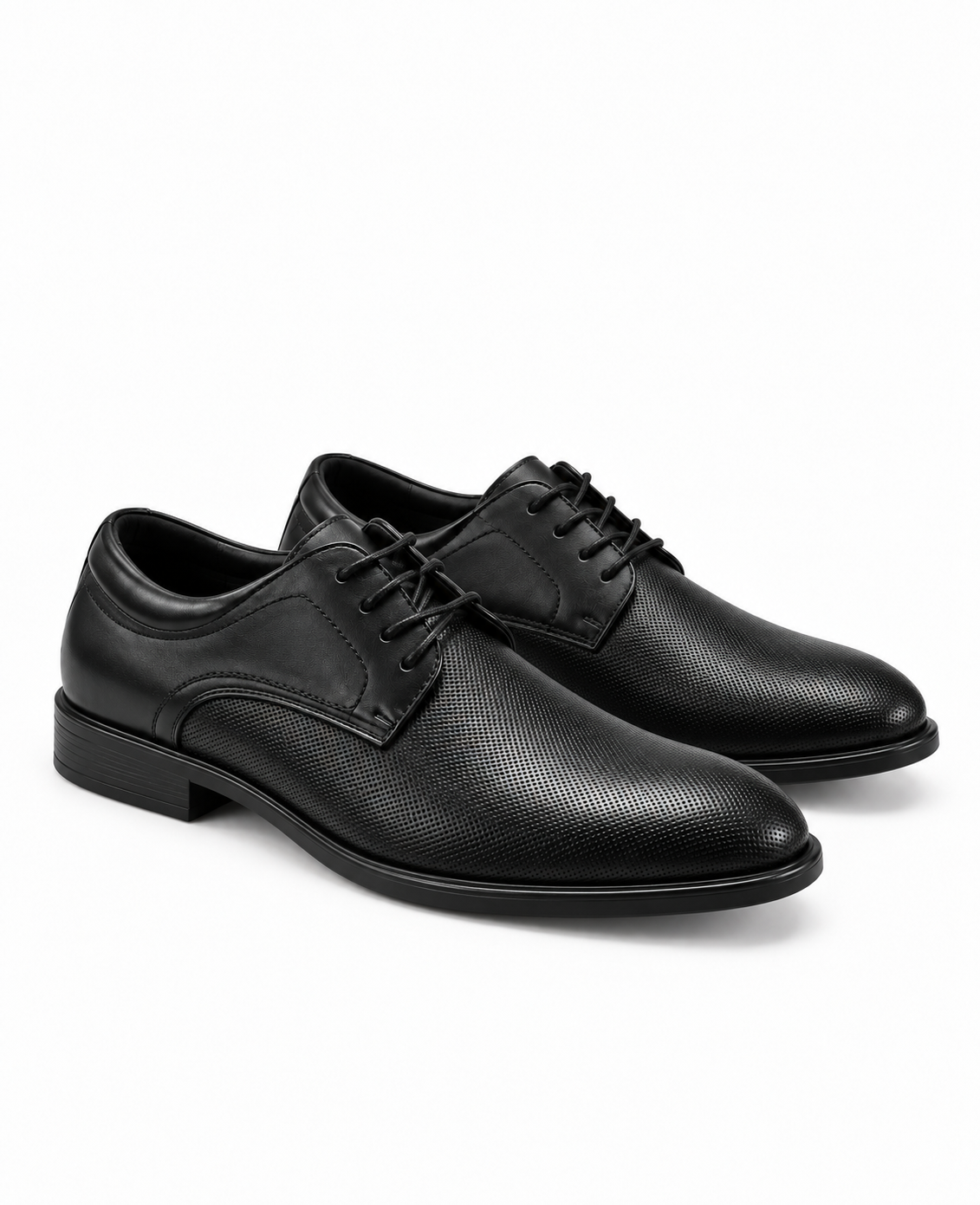 Zapato clásico Oxford Negro Micropunto