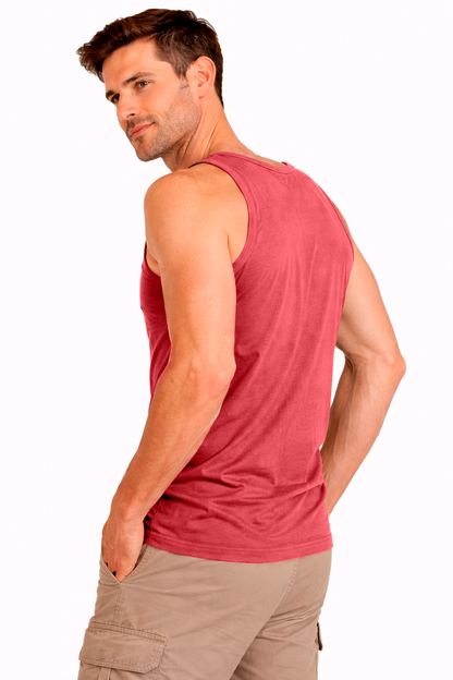 Camiseta tirantes de hombre Coral