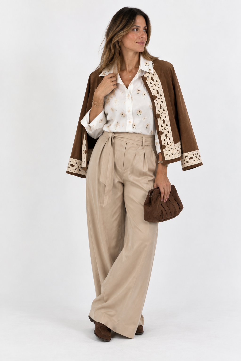 Bolso ante marrón