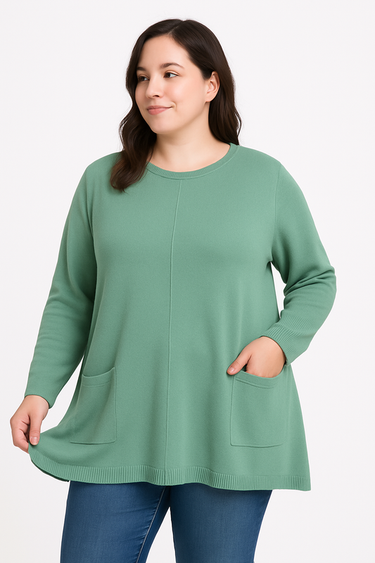 Jersey oversize con bolsillos