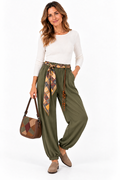 Bolso mosaico tonos marrones