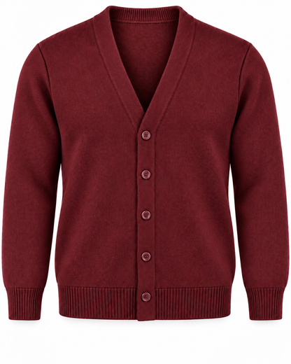 Chaqueta colegial uniforme escolar Granate