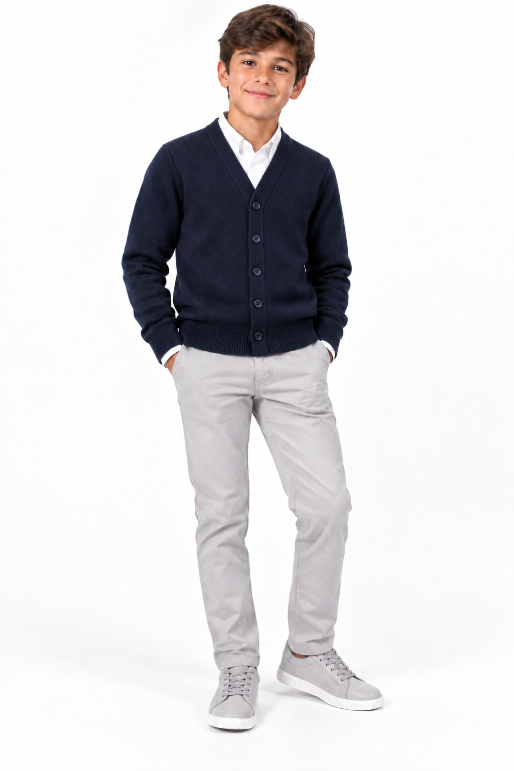 Chaqueta colegial uniforme escolar Marino