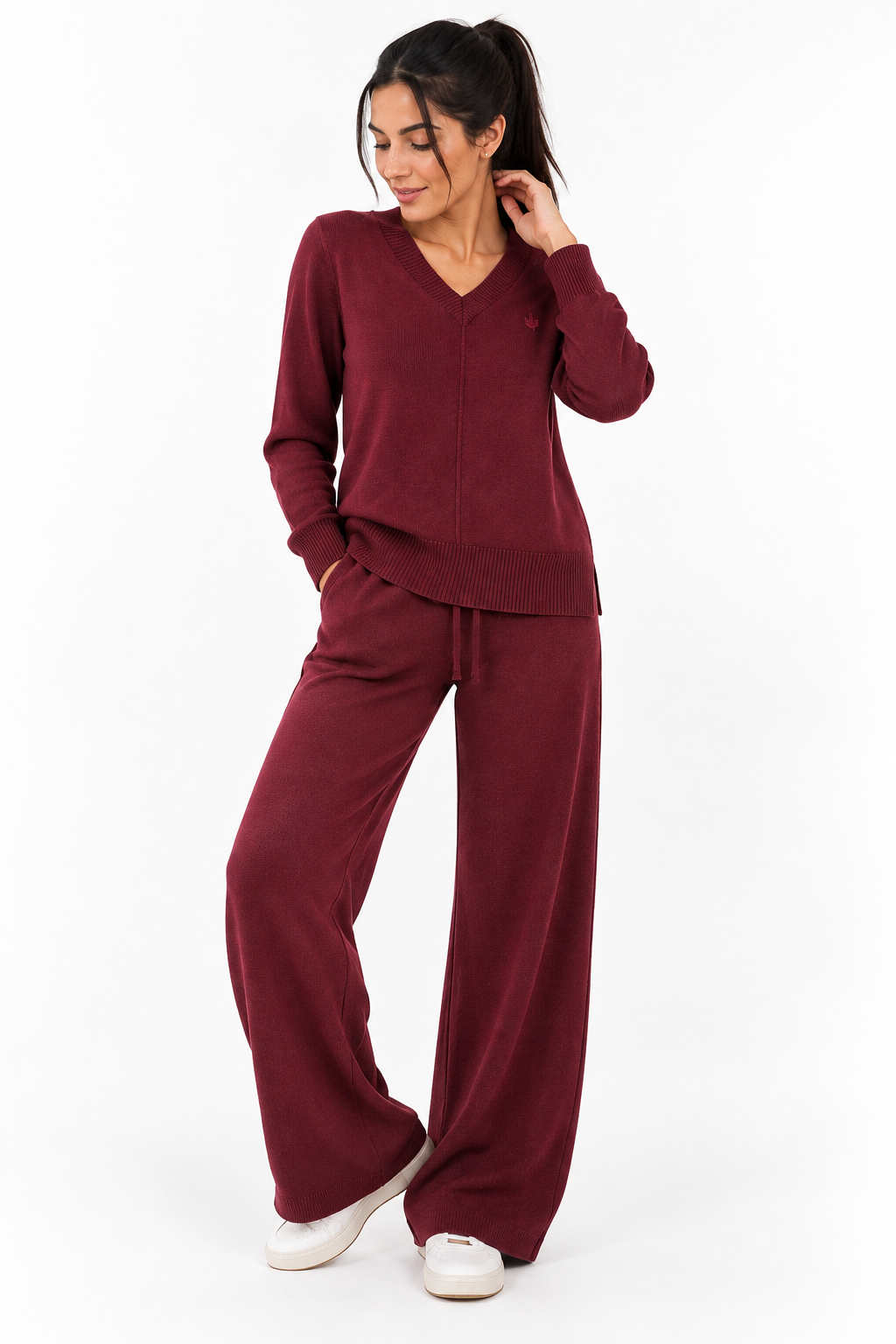 Conjunto de punto granate