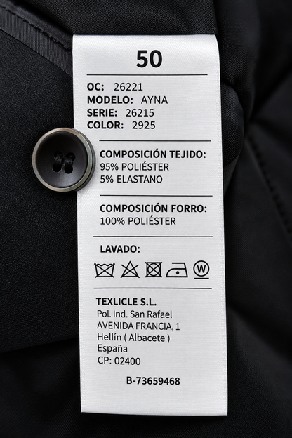Americana Hombre AYNA Lino Clemente Beige