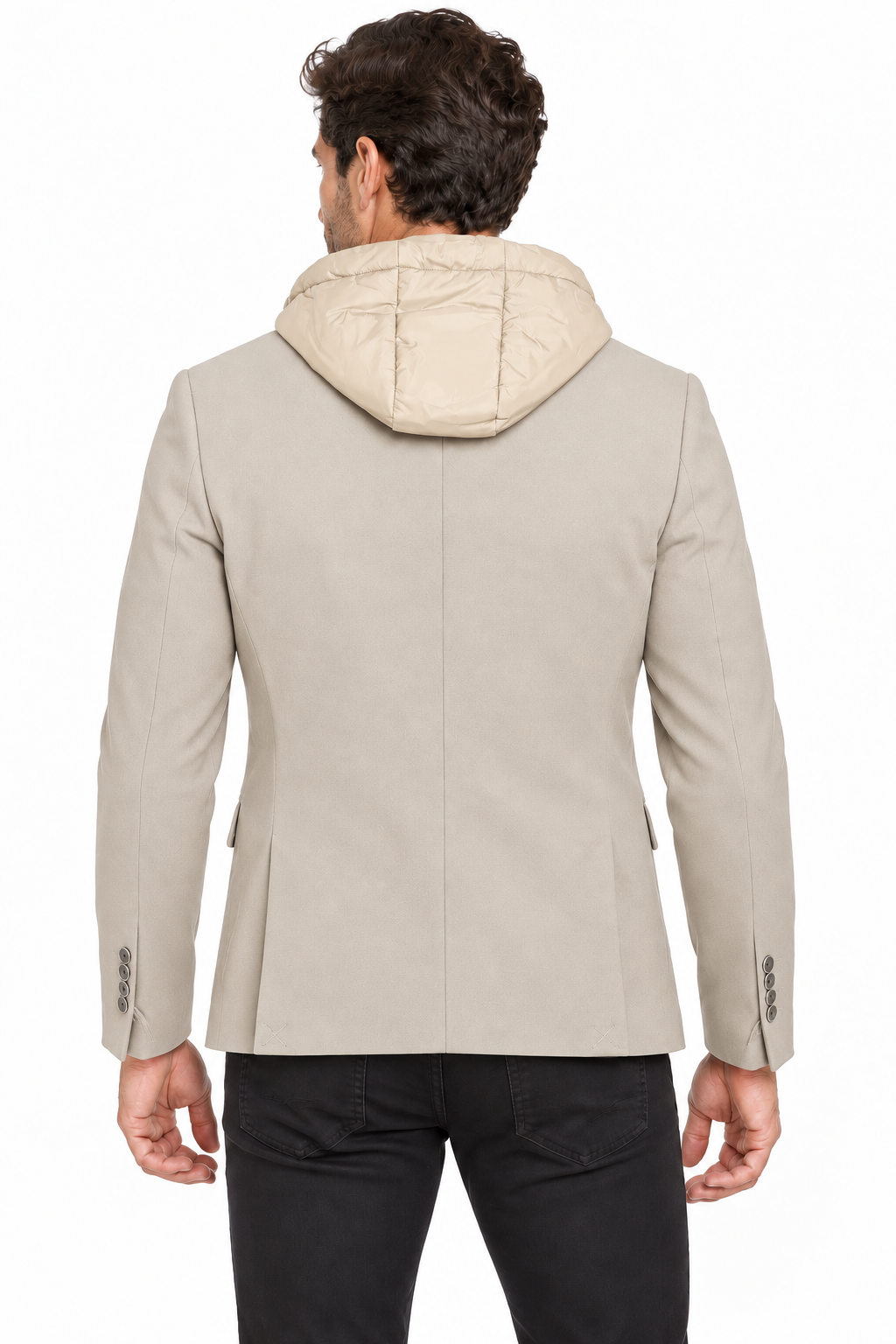 Americana Hombre AYNA Lino Clemente Beige