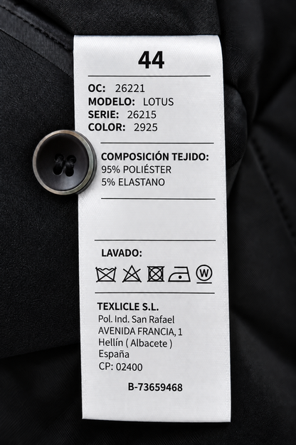 Pantalón chino LOTUS Lino Clemente Marino