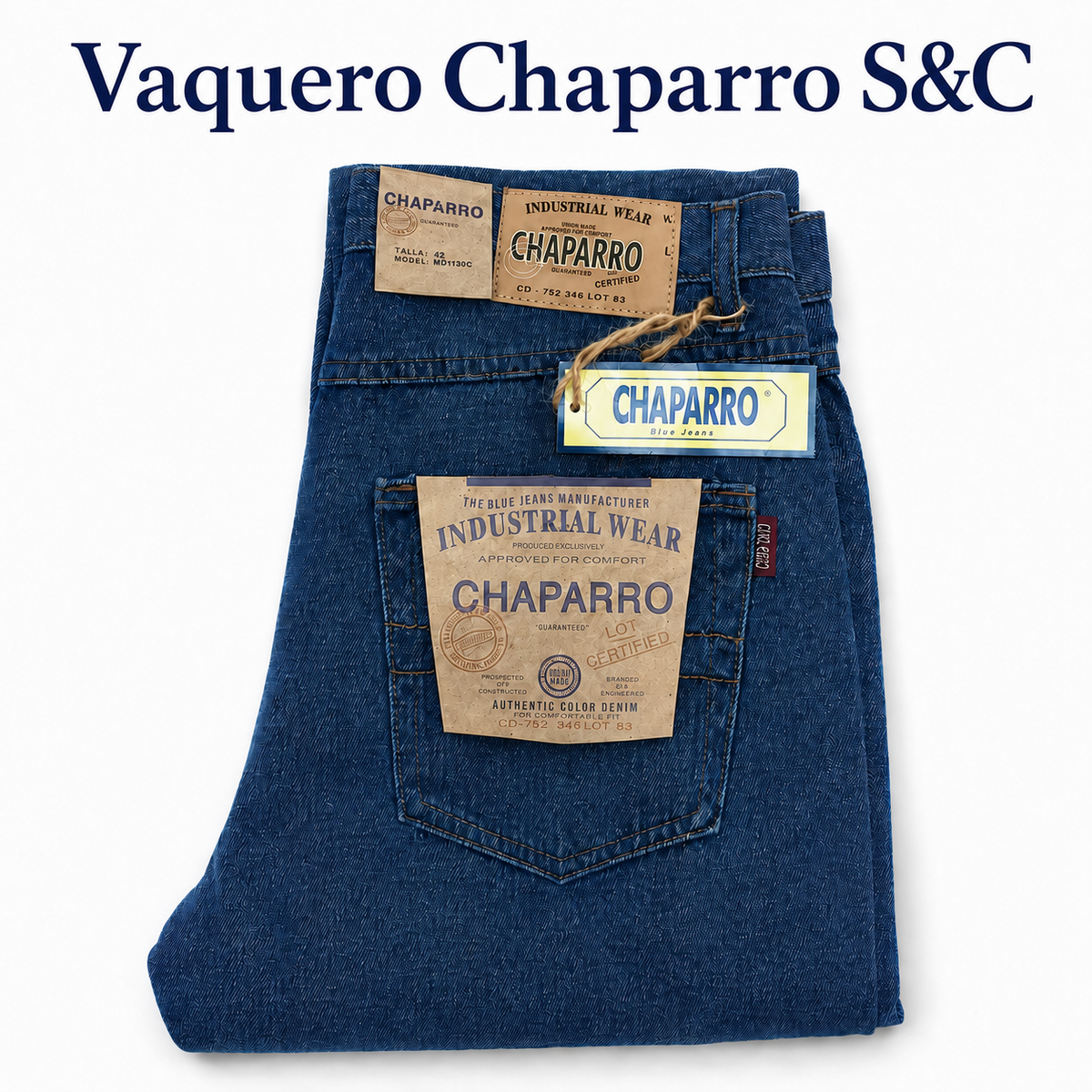 Pantalón vaquero medio Chaparro