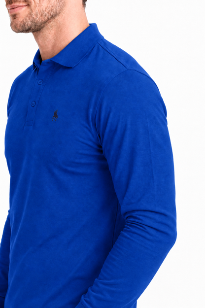 Polo manga larga Royal