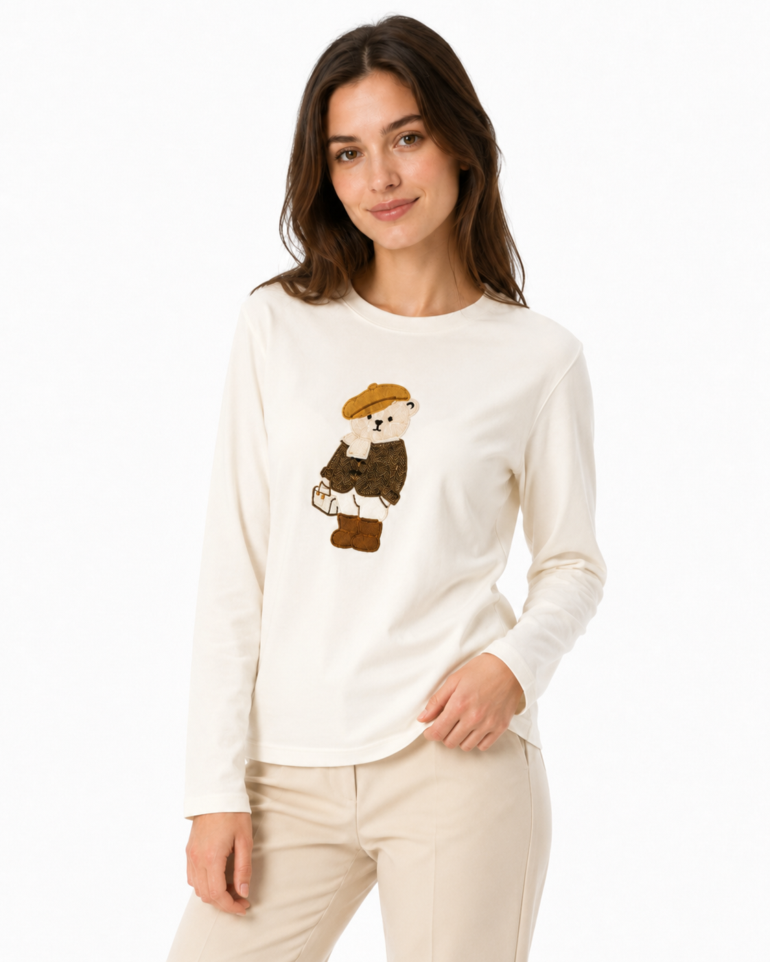 Camiseta manga larga "osito"