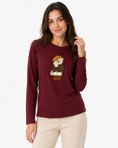 Camiseta manga larga "osito"