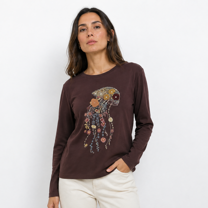 Camiseta manga larga medusa
