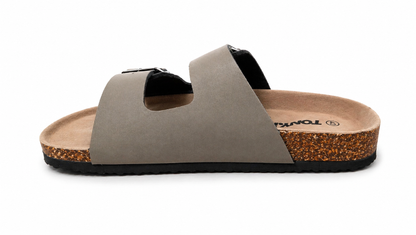 SANDALIA HOMBRE BIO CON DOBLE HEBILLA GREEN