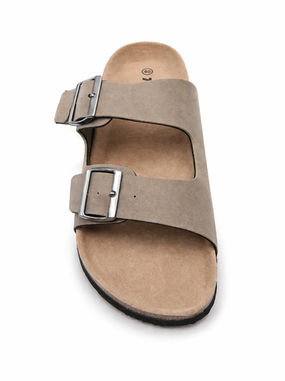 SANDALIA HOMBRE BIO CON DOBLE HEBILLA GREEN