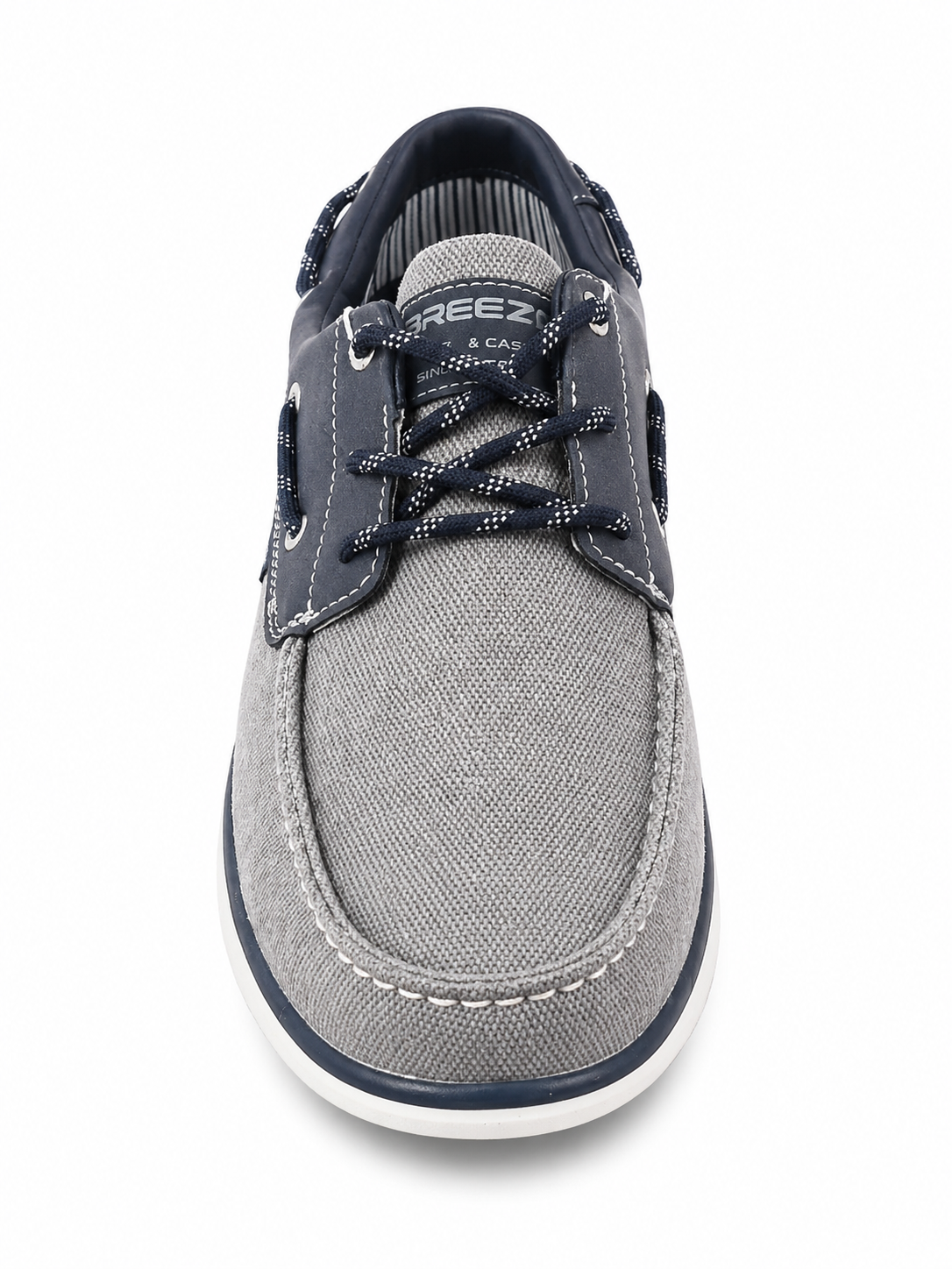 ZAPATO MOCASÍN CASUAL HOMBRE NÁUTICO GRIS MARINO