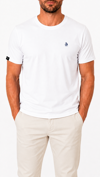 Camiseta blanco manga corta