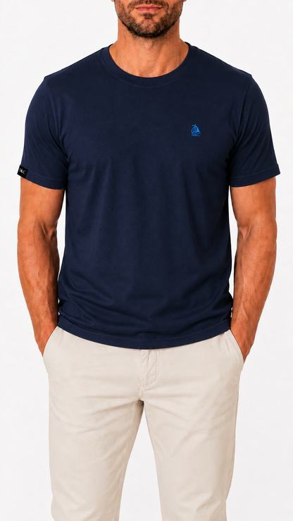 Camiseta marino manga corta