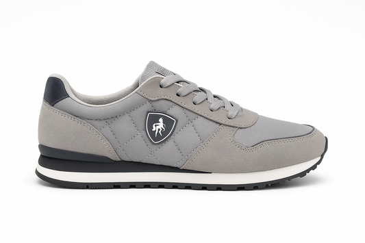 Deportiva hombre gris y marino