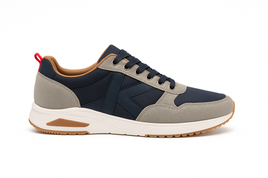 Deportiva hombre marino y gris