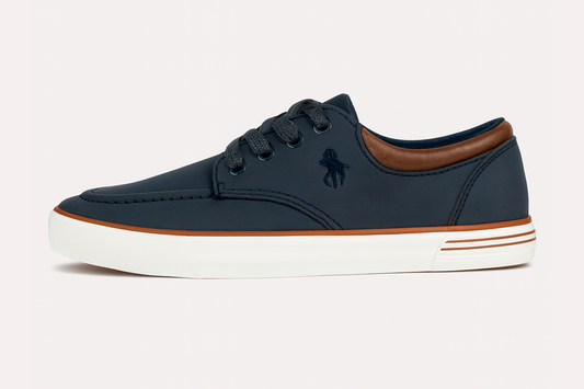 Zapatilla hombre azul marino