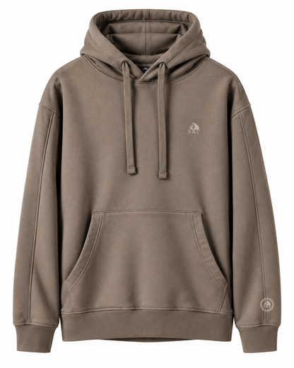 Sudadera hombre con capucha Loreken corteza