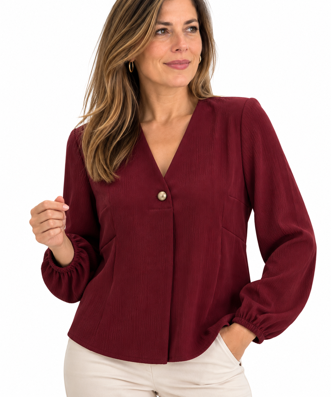 Blusa mujer FRK granate