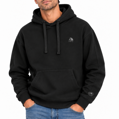 Sudadera hombre con capucha Loreken negro