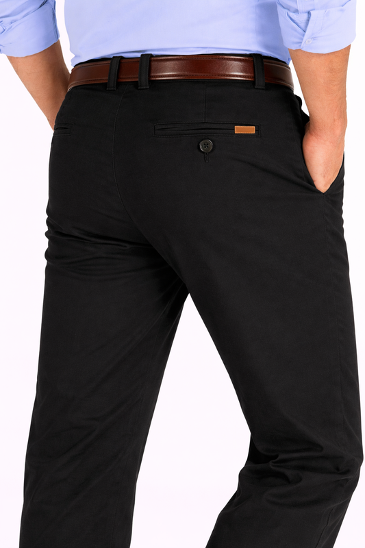 Pantalón chino modelo "Docke" negro