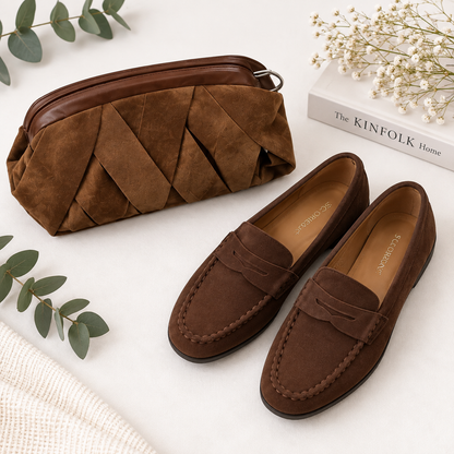 Bolso ante marrón