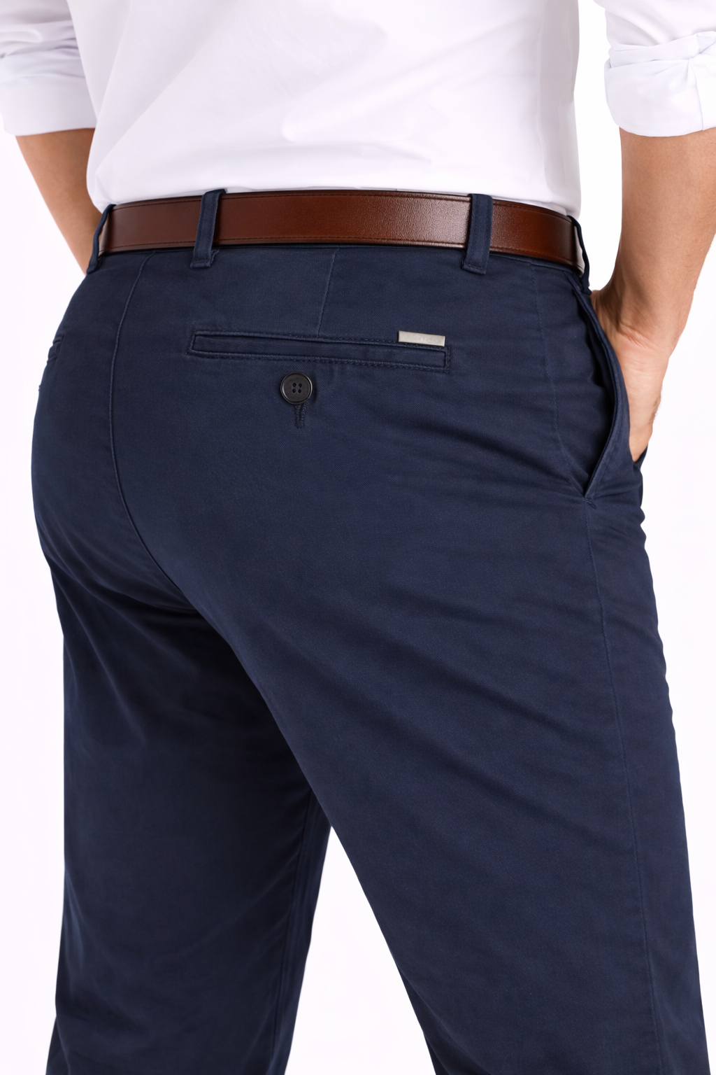 Pantalón chino modelo "Docke" azul marino