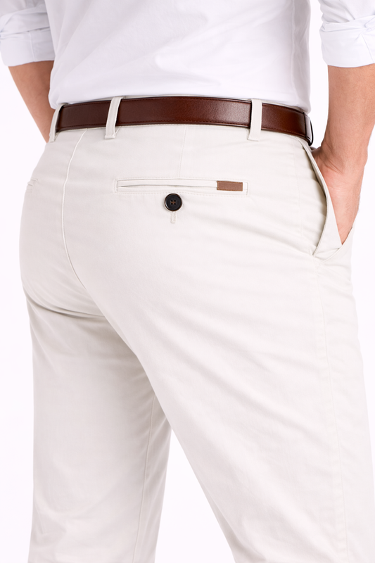 Pantalón chino modelo "Docke" blanco