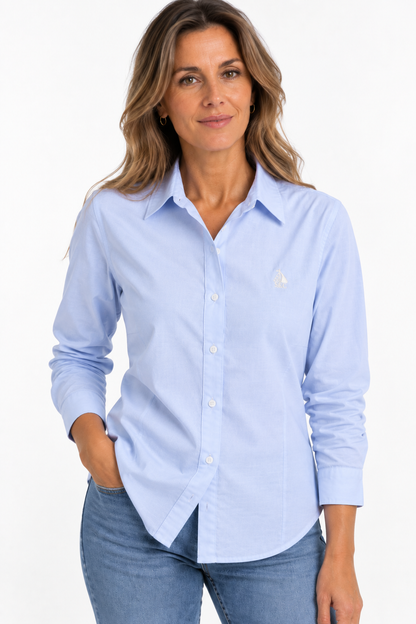 Camisa de mujer celeste