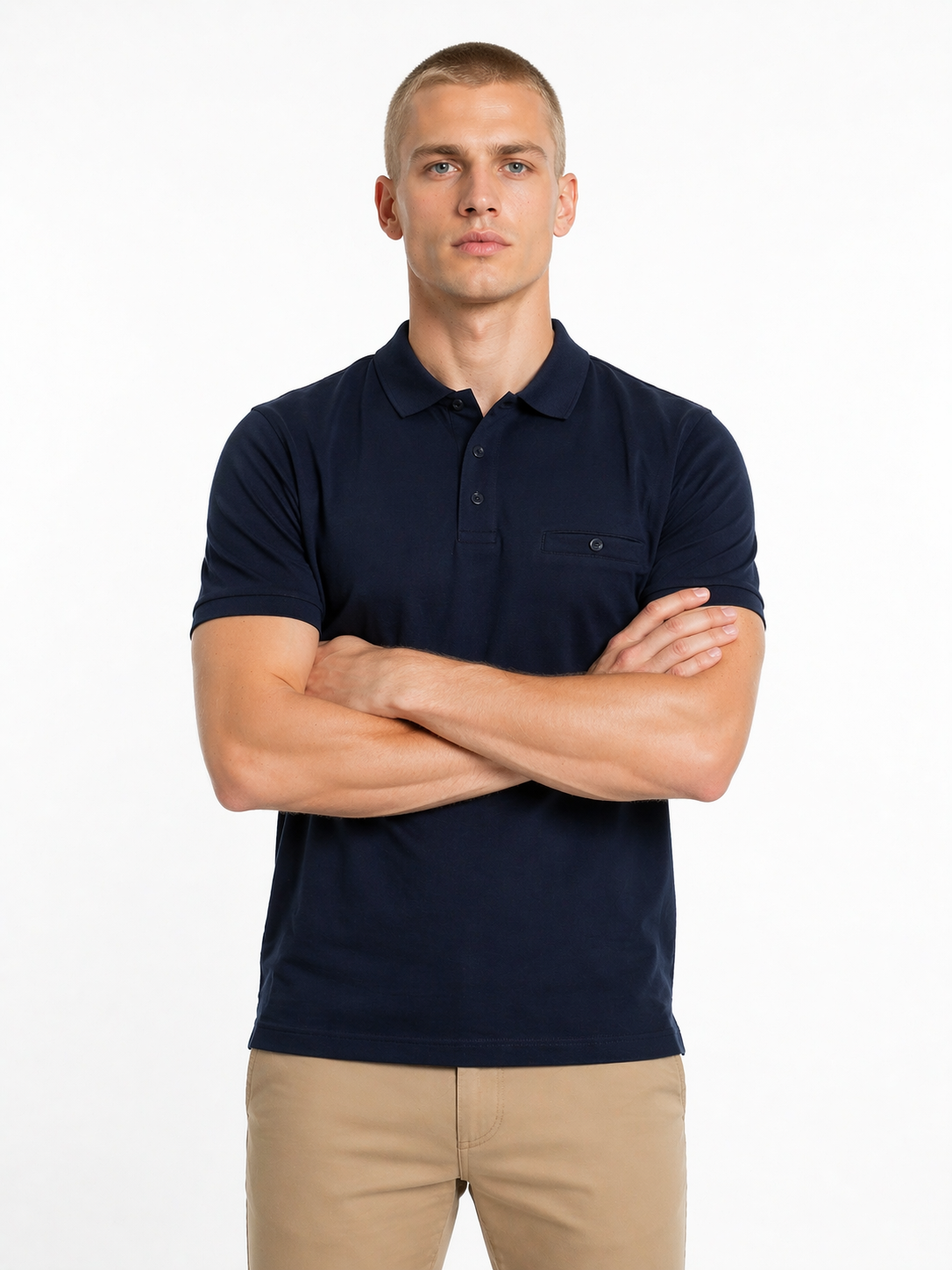 Polo fantasía Azul Marino