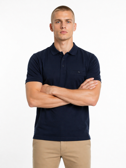 Polo fantasía Azul Marino