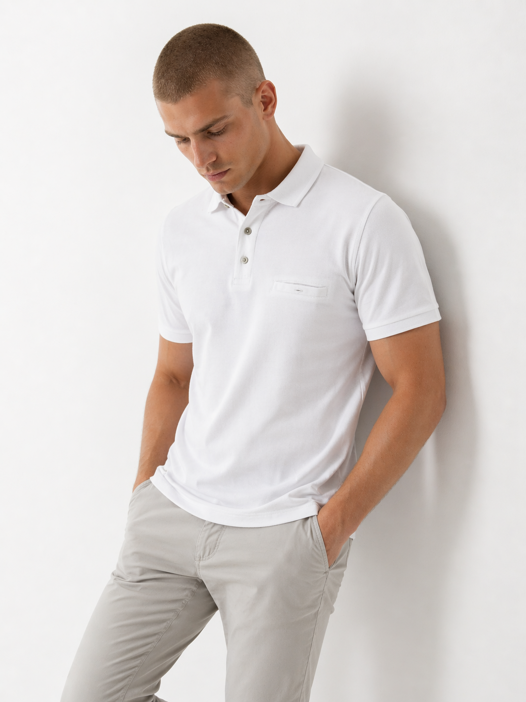 Polo fantasía Blanco