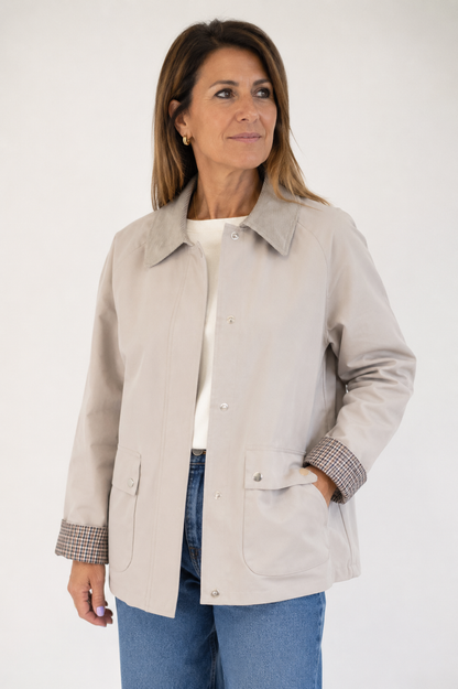 Chaqueta tipo gabardina