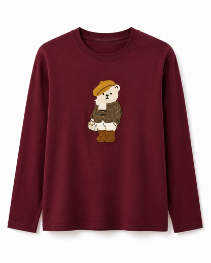 Camiseta manga larga "osito"