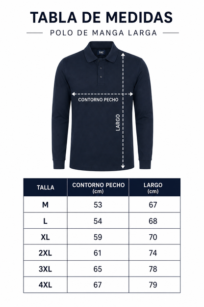 Polo Oporto manga larga rayas beige y verde