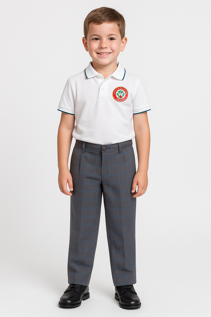 Pantalón largo cuadros