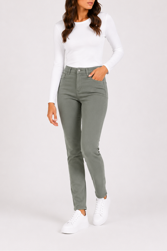Pantalón mujer Lazher's verde kaki