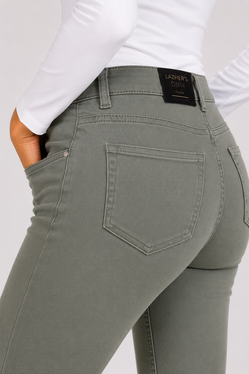 Pantalón mujer Lazher's verde kaki